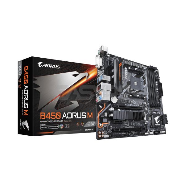 Gigabyte GA-B450-M Motherboard Socket Am4 Ddr4