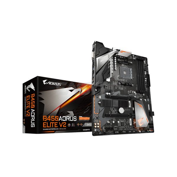 Gigabyte Aorus B450 Elite V2 Socket Am4 Ddr4 Motherboard