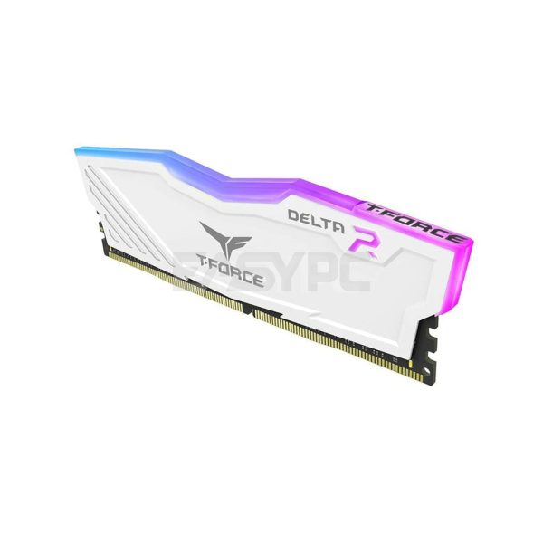 Team Elite TForce Delta 8gb 1x8 2666mhz Ddr4 RGB Memory White | Full color, dazzling and 120 ultra-wide-angle force flow lighting effect - Image 6