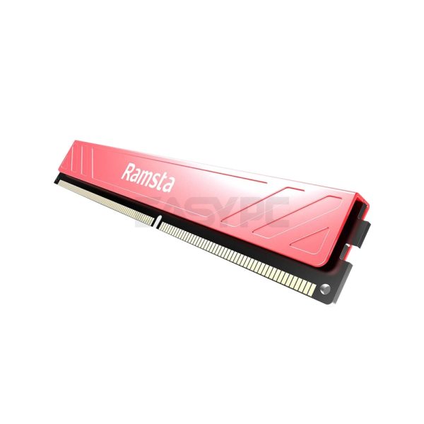 Ramsta 8gb 1x8 1600mhz U-DIMM DDR3 RAM 288 Pin with Heatspreader Memory Red - Image 4