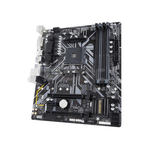 Gigabyte B450M DS3H Motherboard (AM4, DDR4) - Brand New - Image 4