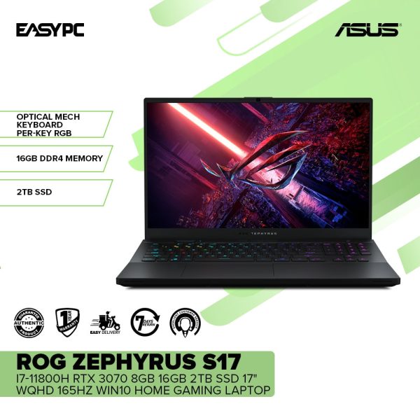 Asus Rog Zephyrus S17 Gx703Hr-K4025Ts