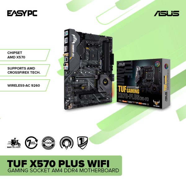 Asus TUF X570 Plus Wifi Gaming Motherboard