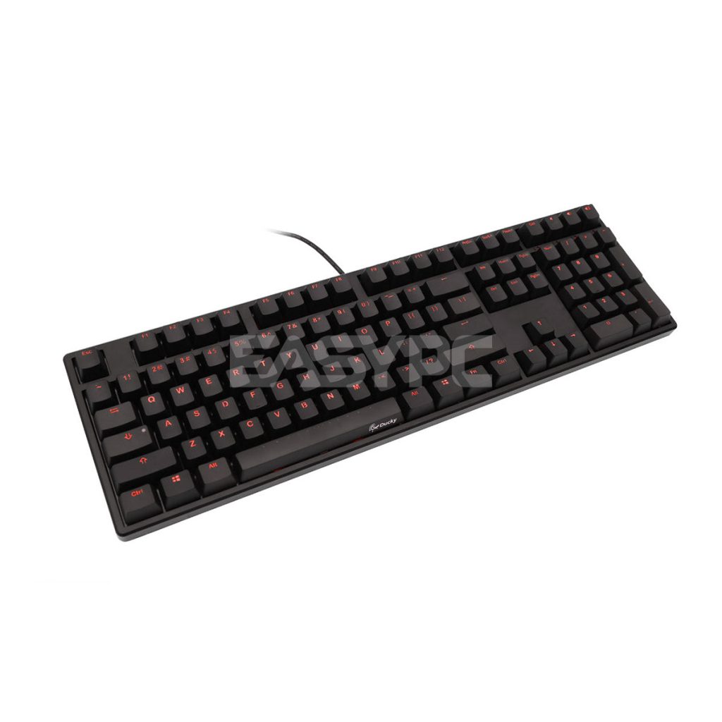 Ducky One DKON1508S-CUSADAAR1 Red LED Mechanical Keyboard Cherry MX ...