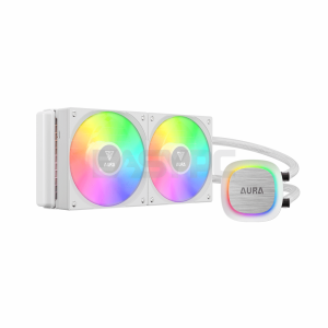 Gamdias Aura GL240 V2 AIO CPU RGB Liquid Cooler White-a