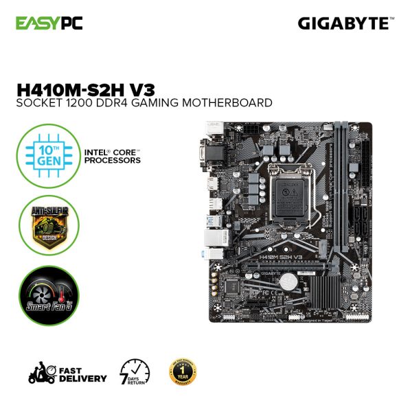 Gigabyte H410M-S2H V3 Socket 1200 Ddr4 Gaming Motherboard