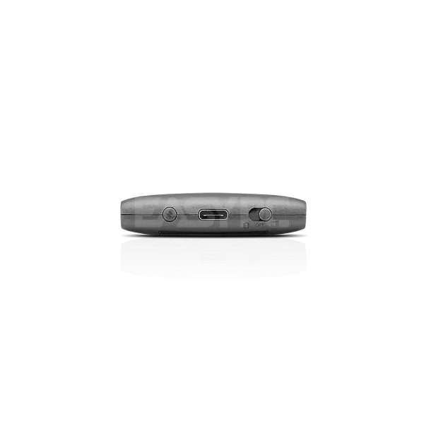 Lenovo Yoga Mouse with Laser Presenter, 2.4GHz Wireless Nano Receiver & Bluetooth, Ergonomic V-Shape, Adjustable 1600 DPI, Optical Mouse, Shadow Black /Iron Grey Mouse with Laser Presenter 1ION - Image 9