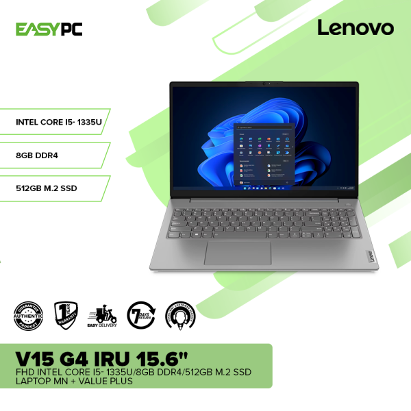 LenovoV15G4IRU15.6FHDIntelCorei5-1335U8GBDDR4512GBM.2SSDLaptopMN_ValuePlus_1