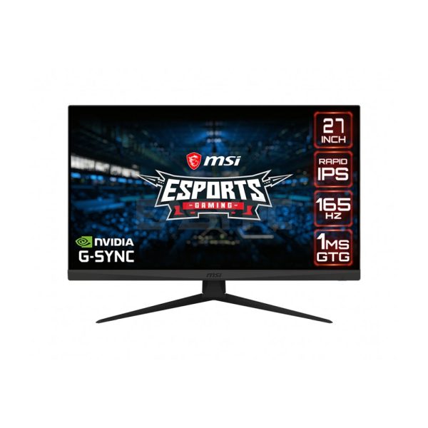 MSI Optix G273QF 27"eSports WQHD Rapid IPS 165Hz Refresh Rate Respond faster with smoother frames 1ms GTG Response Time Eliminate screen tearing and choppy frame rates Frameless Design Gaming Monitor 1ION MSG22334