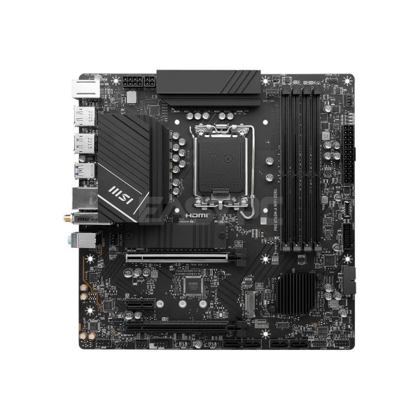 MSI Pro B760M-A D4 WIFI Socket LGA 1700 Ddr4 Motherboard-b