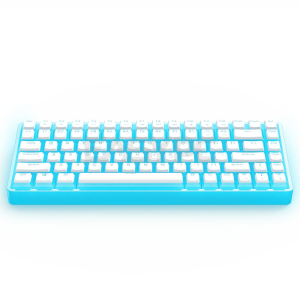 ONIKUMA G30 Wired Mechanical 84 Key RGB Backlit Keyboard White-b