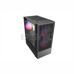 RAKK MIRAD Matx Black Tempered Glass Gaming PC Case-a