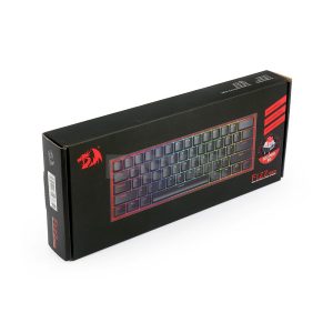 Redragon K617 FIZZ 60% Red Switch, Black/ Grey-a