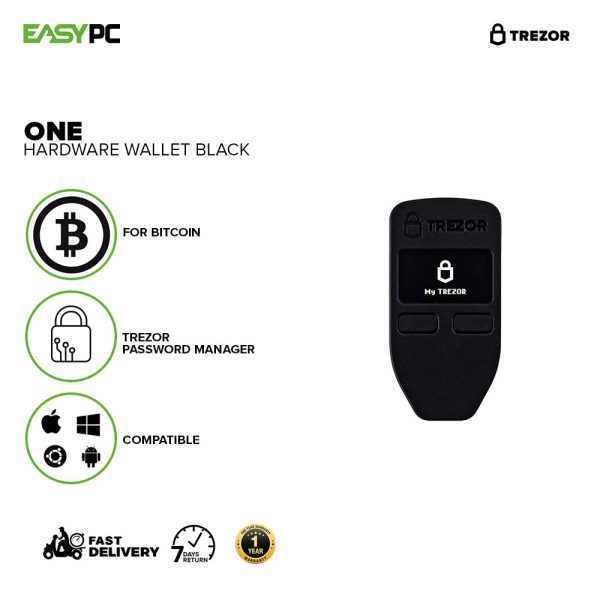 Trezor 710882350604 Hardware Wallet Black